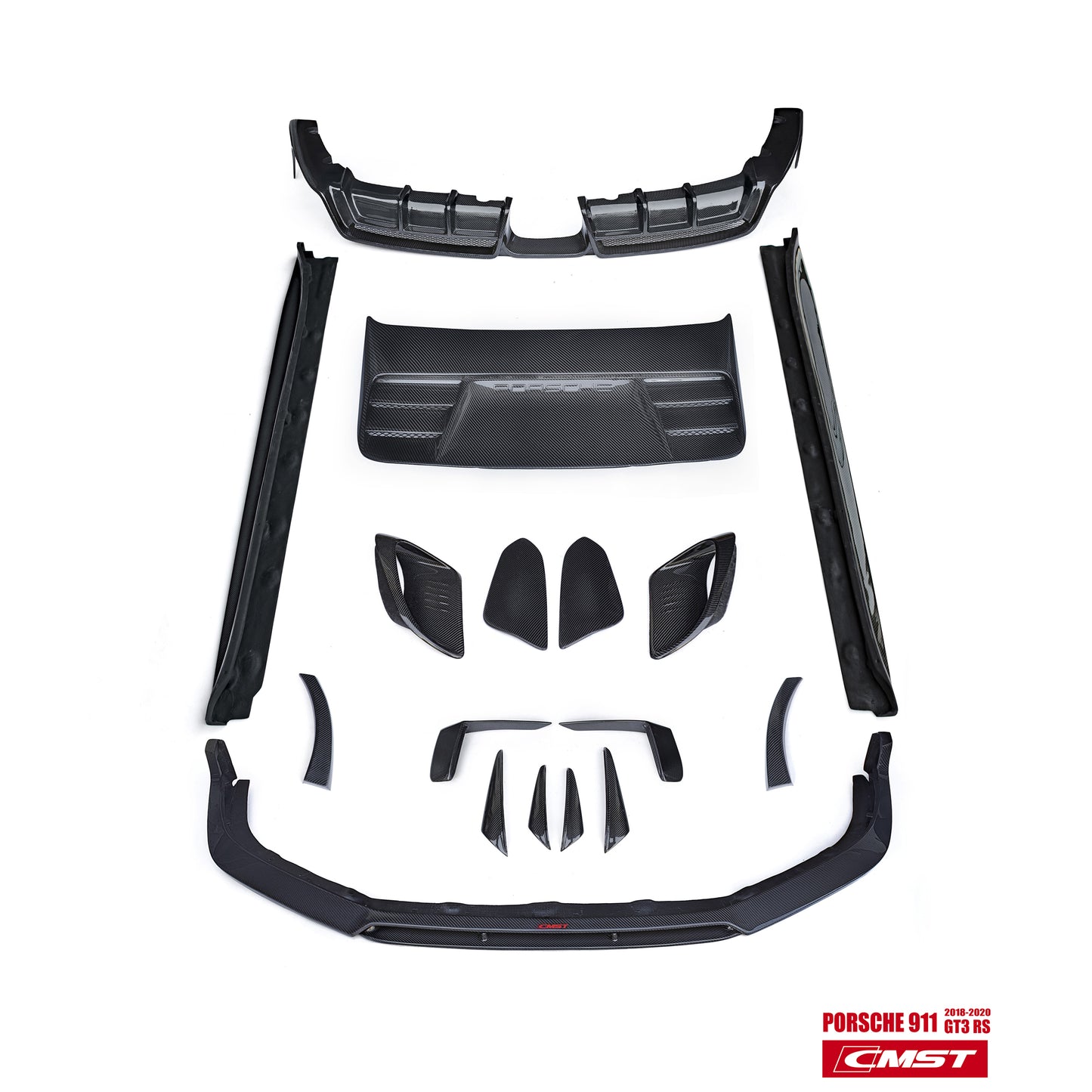 Carbon fiber body kit for Porsche 911 GT3