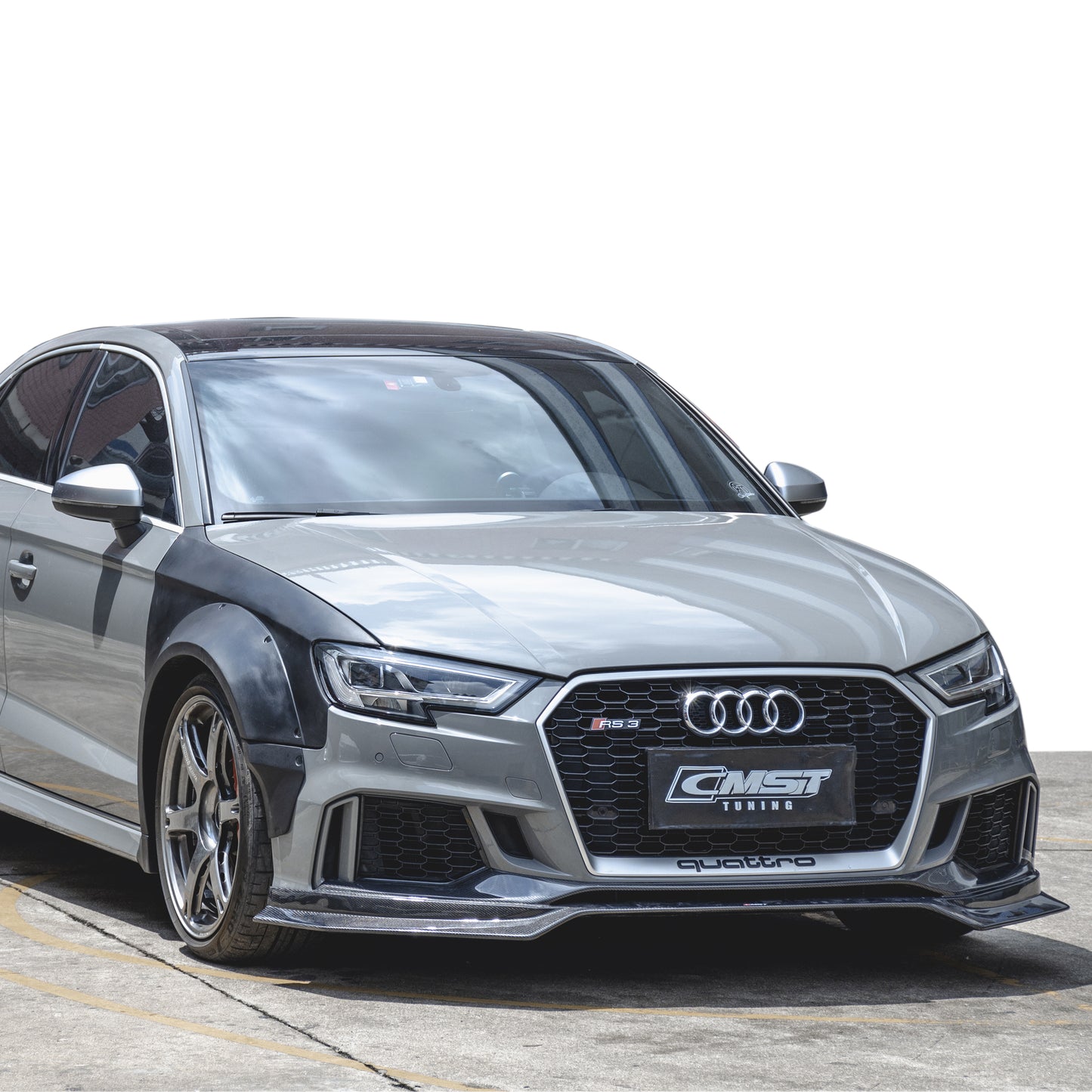 Carbon fiber body kit for Audi RS3