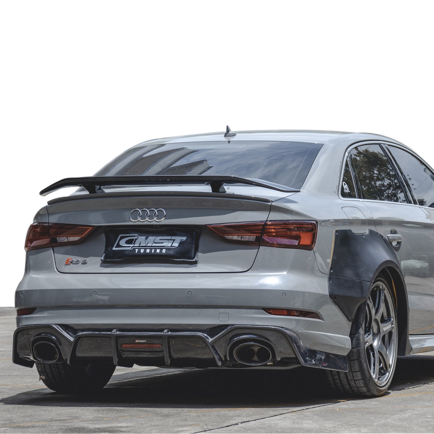 Carbon fiber body kit for Audi RS3