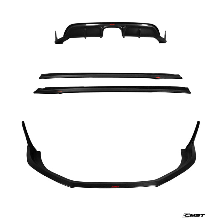 Carbon fiber body kit for Porsche 718 facelift