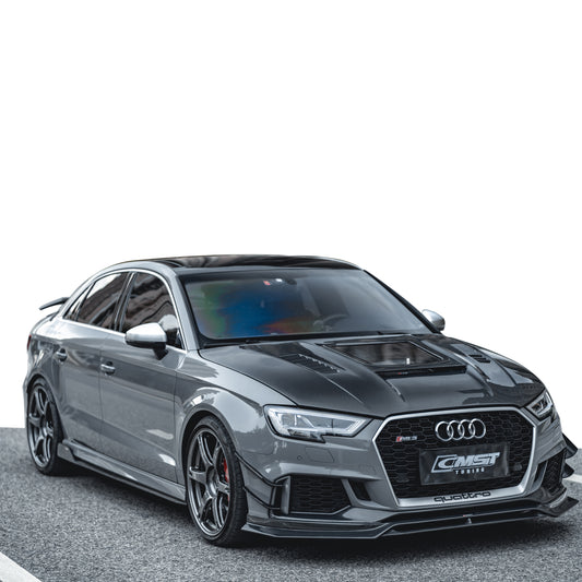 Carbon fiber body kit for Audi RS3