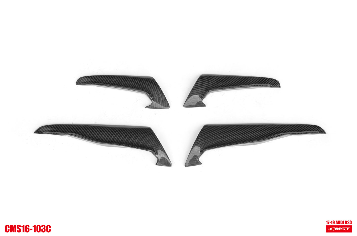 HIGH QUALITY BODY PARTS CAR KITS FRONT LIP for Audi RS3 CARBON FIBER HOOD WIDE FLARES REAR SPOILER FIT FOR Audi RS3 bodykit